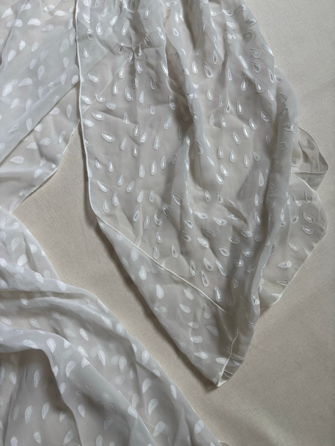 drop pattern sheer scarf 상품이미지4
