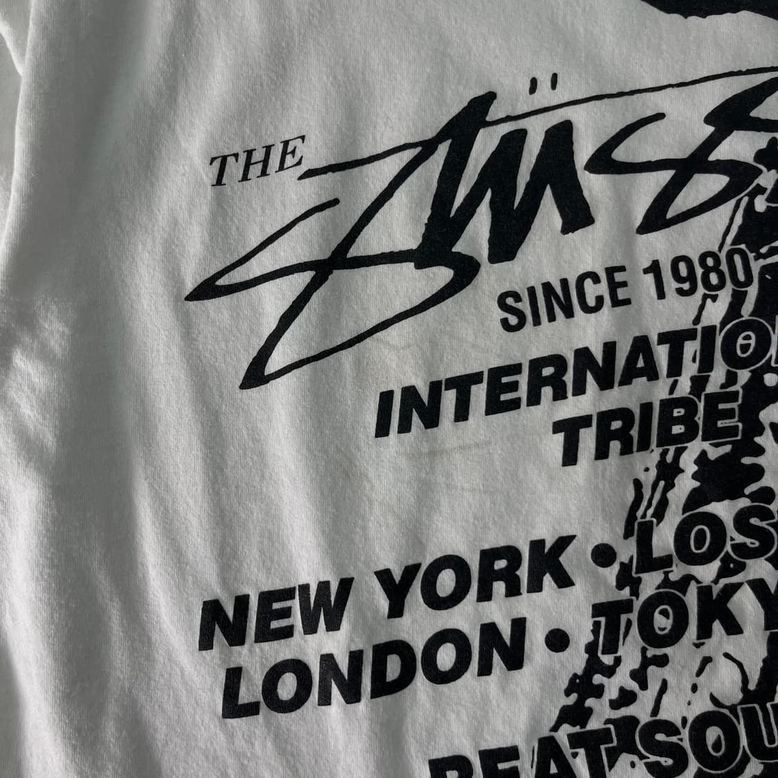 100 스투시 비트 사운드 피그먼트 다이드 반팔 티셔츠 상품이미지5