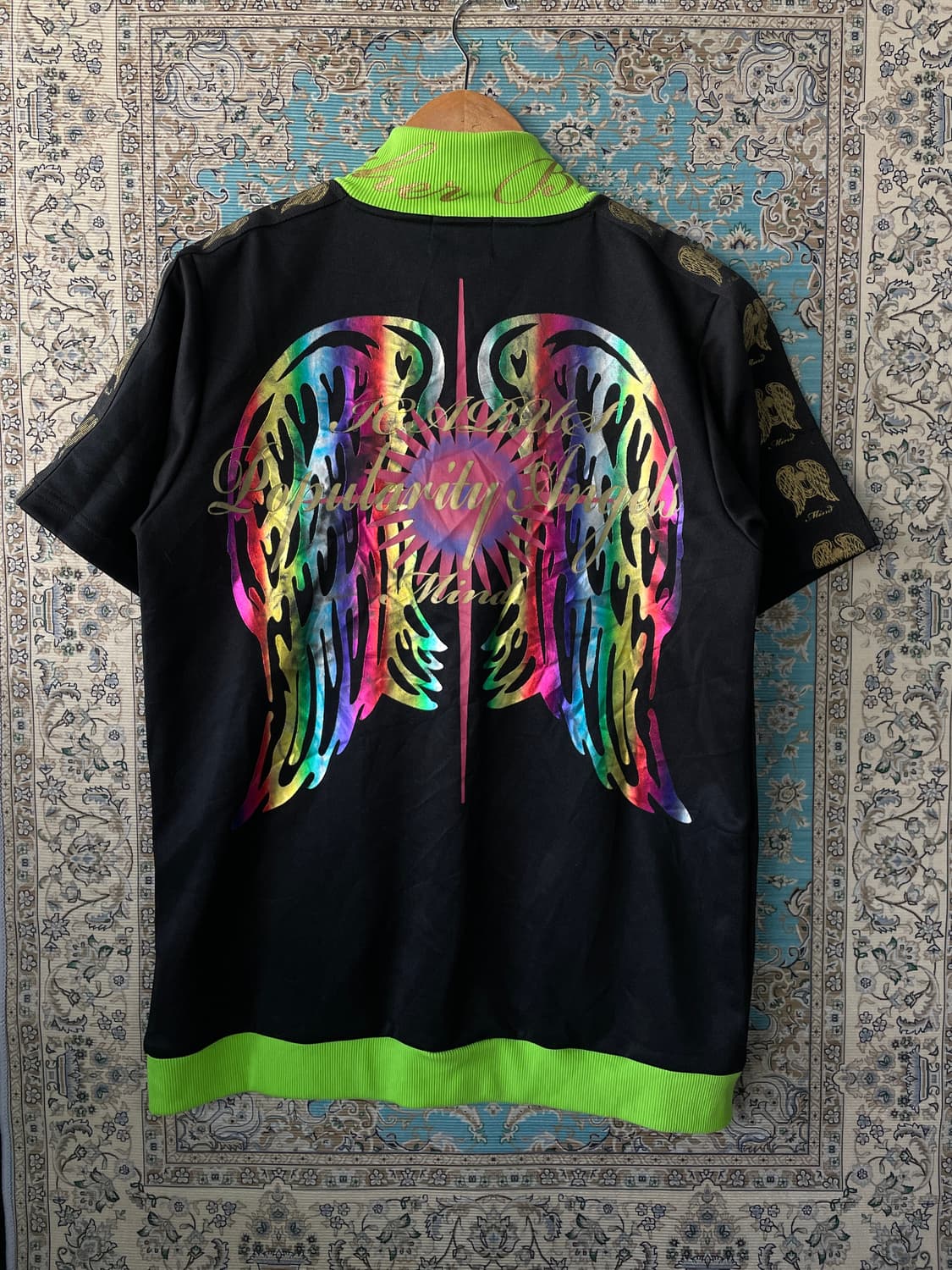 JPN DIA Star Wings Print Y2K zip up1669 상품이미지3
