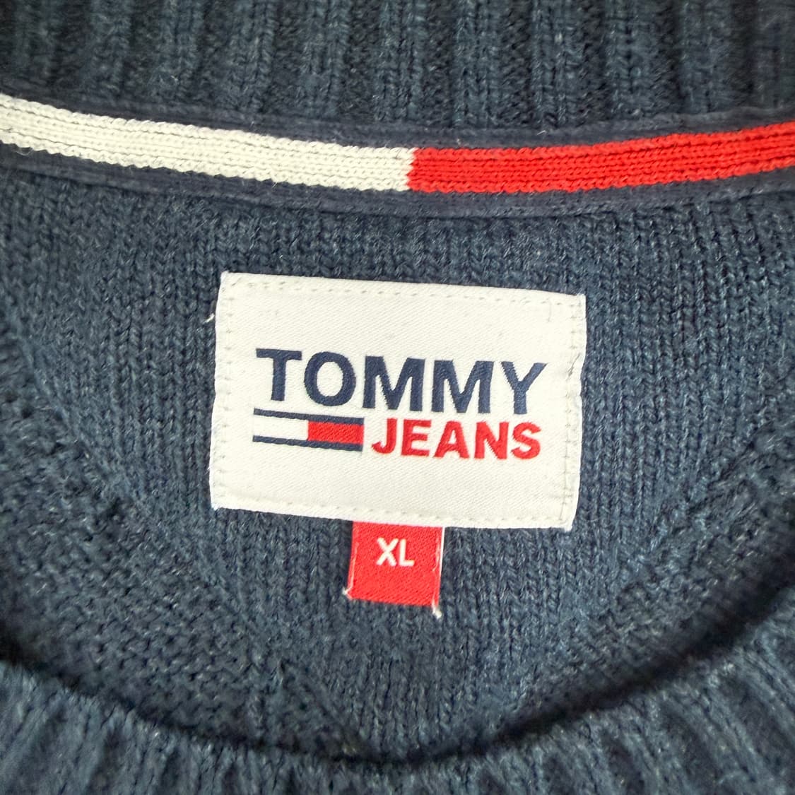 (XL)타미힐피거 Tommy hilfiger 빅플래그 꽈배기니트 상품이미지2