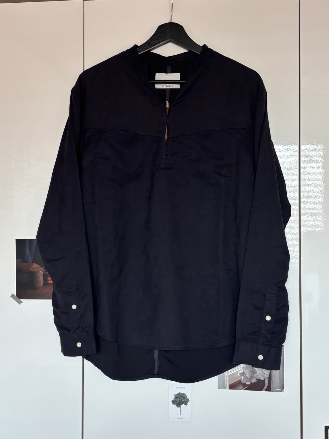 넘버나인 하프집업 셔츠 상품이미지1