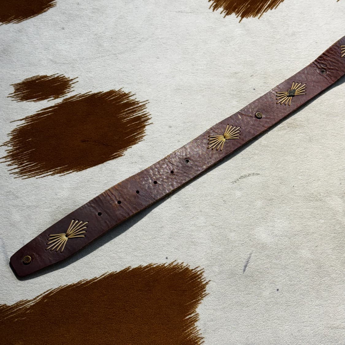 소가죽 웨스턴 벨트 브라운 (OS) 카우레더 상품이미지8