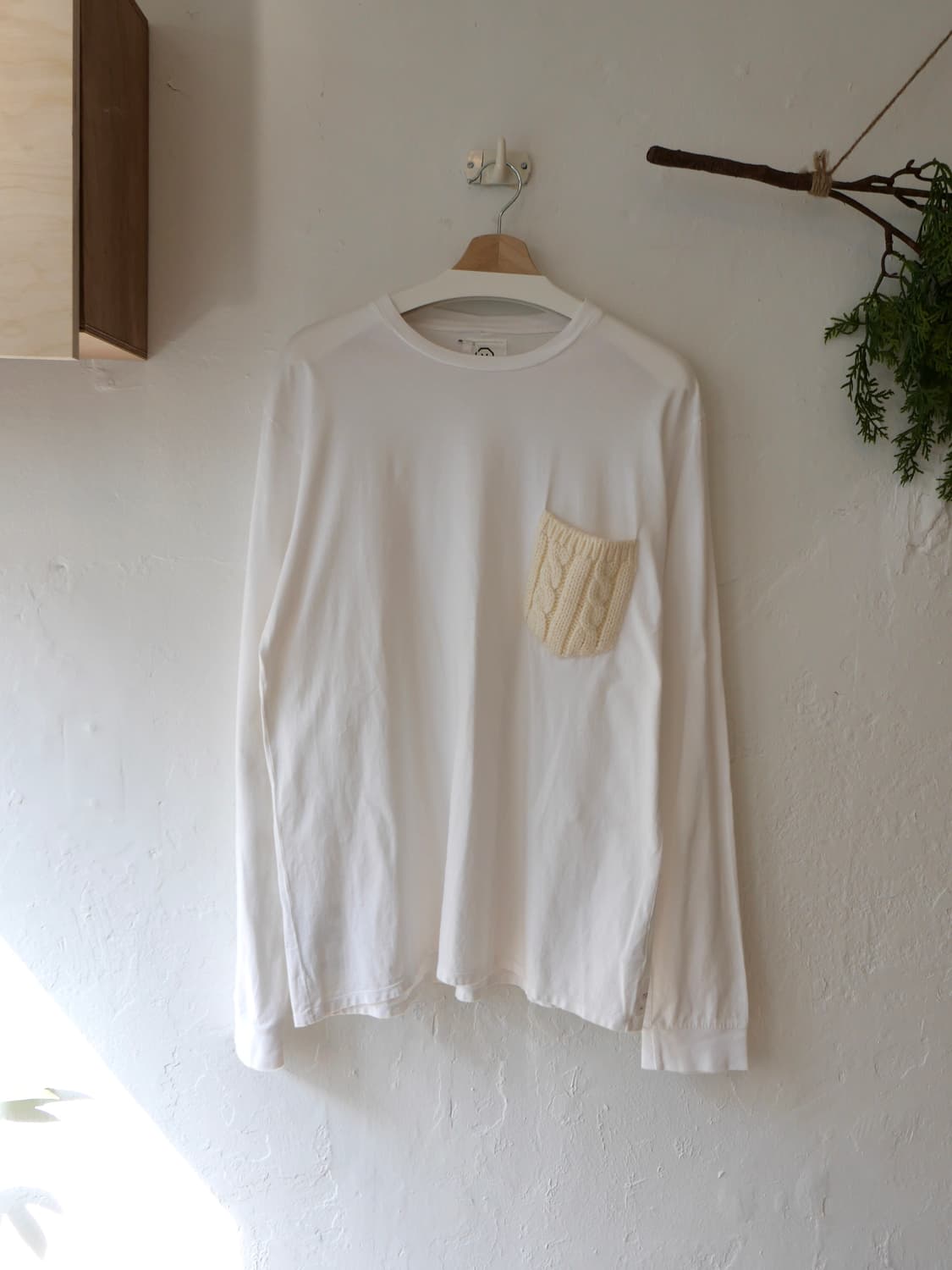 비즈빔 니트 포켓 롱슬리브 상품이미지2