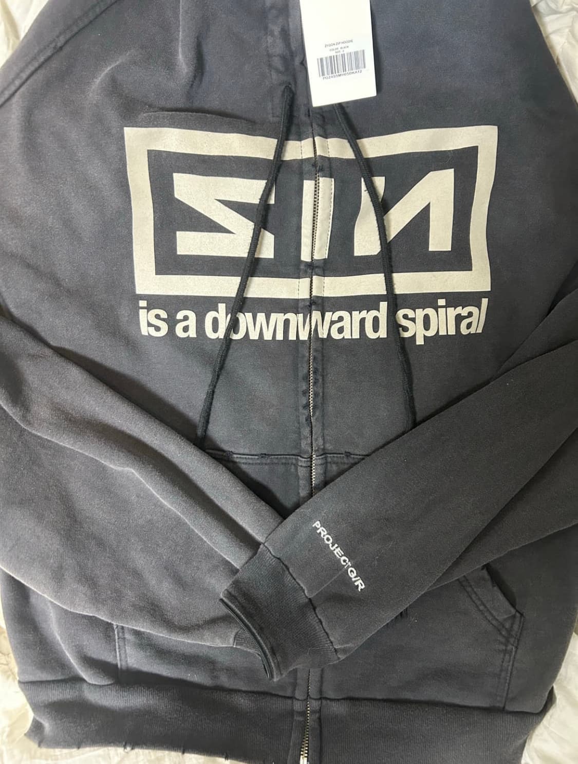 프로젝트 지알 project gr 자이곤 후드집업 블랙 1 상품이미지1