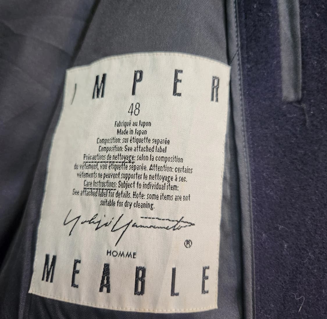 요지 야마모토 90‘s yohji yamamoto Wool coat 상품이미지6