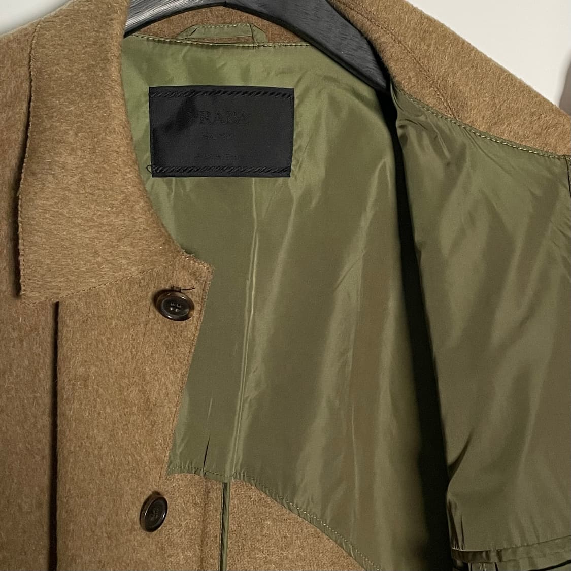 프라다 빈티지 울 디테일 롱 코트 (on.595) 상품이미지6