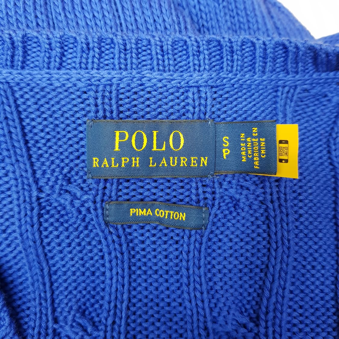 폴로 랄프로렌 케이블 니트 브이넥 스웨터 S사이즈 상품이미지4