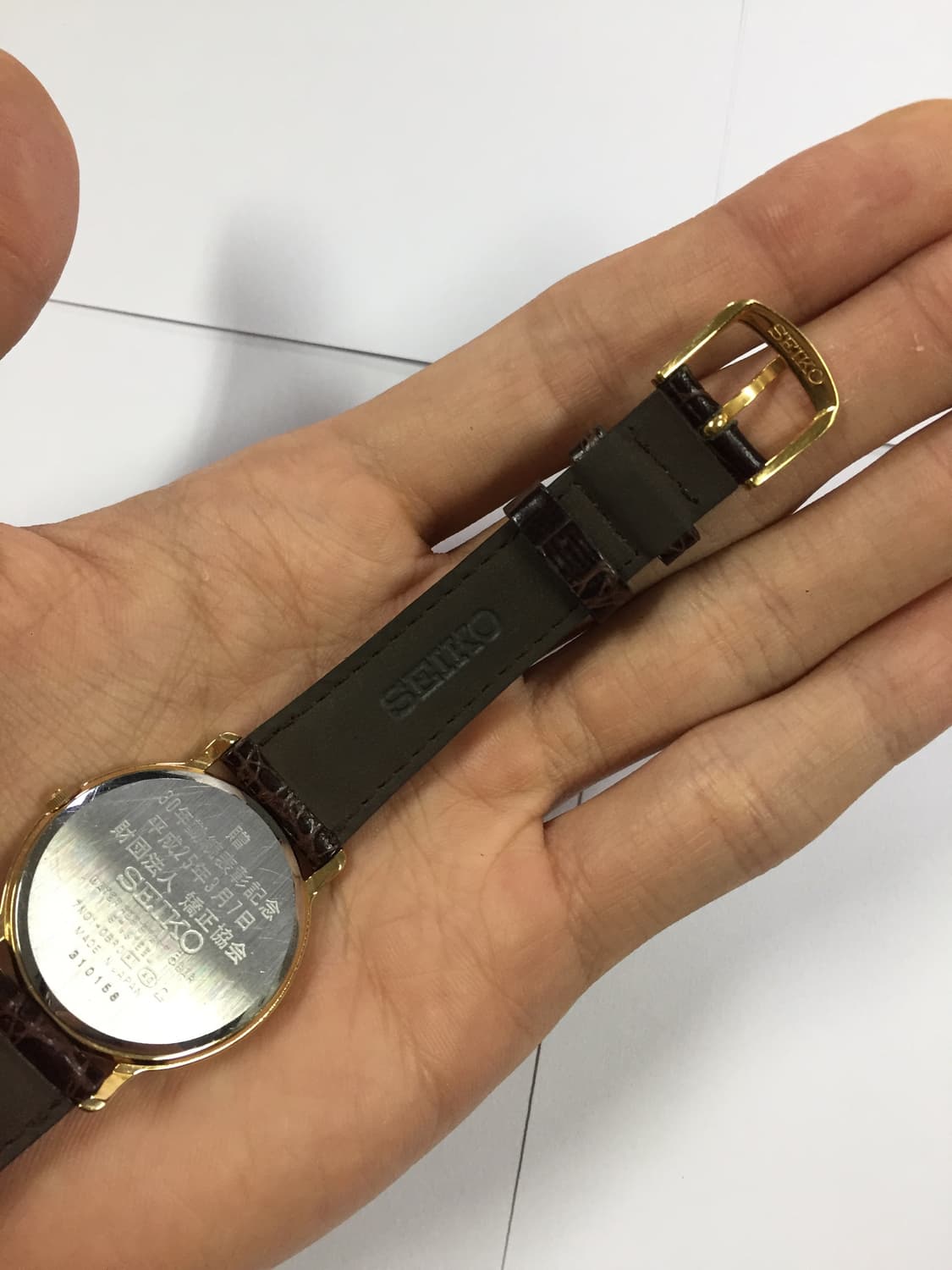 90s seiko quartz gold 상품이미지7