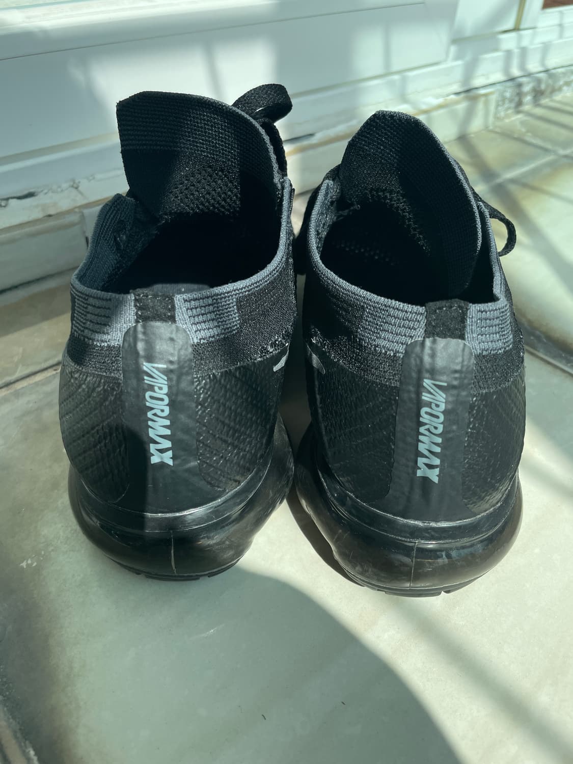 나이키 에어 플라이니트 베이퍼맥스 블랙 다크그레이265 상품이미지7