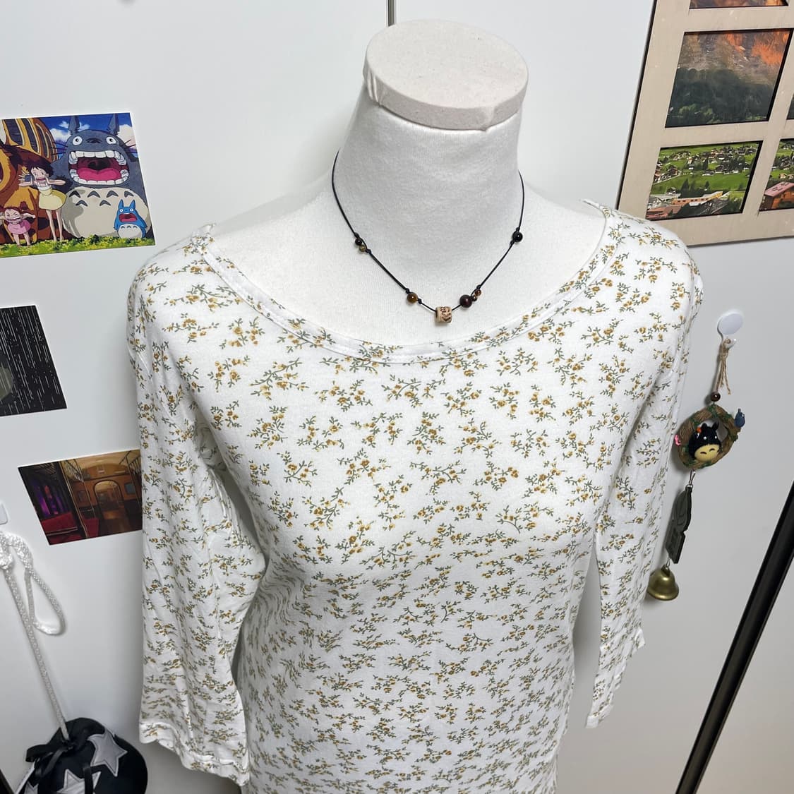 모리걸 노랑 잔꽃 이너티 #모리걸 #슬리브 #이너티 상품이미지3