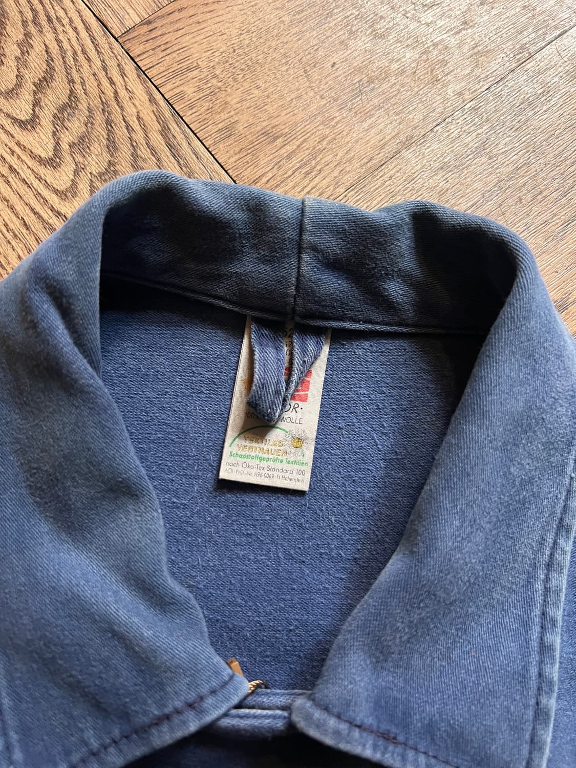 [M]90's ROFA 빈티지 페이딩 몰스킨 더블브레스트 프렌치 워크자켓 상품이미지2