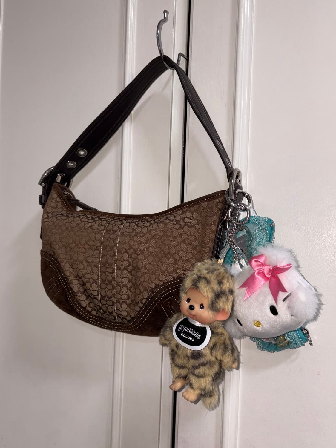 Coach pattern brown shoulder bag 상품이미지6