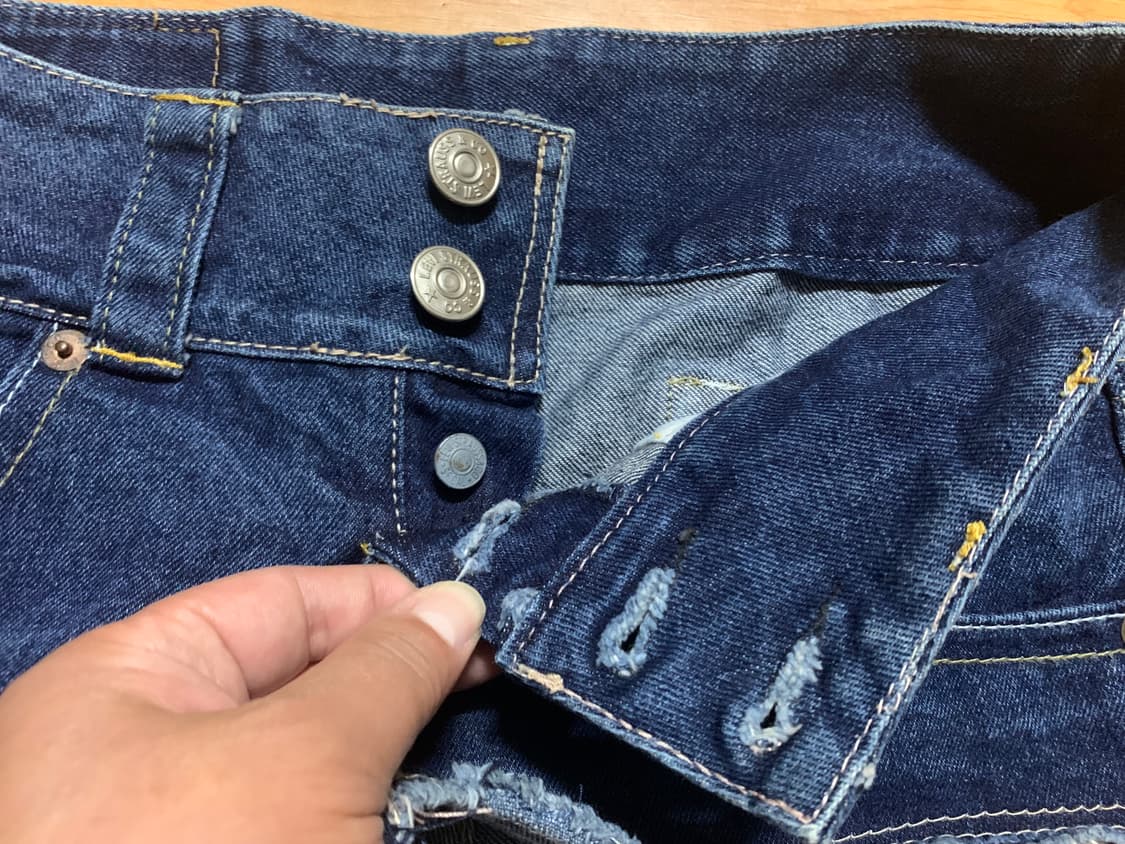 LEVIS TYPE 1 리바이스 타입원 마이크로 데님 쇼츠 상품이미지5