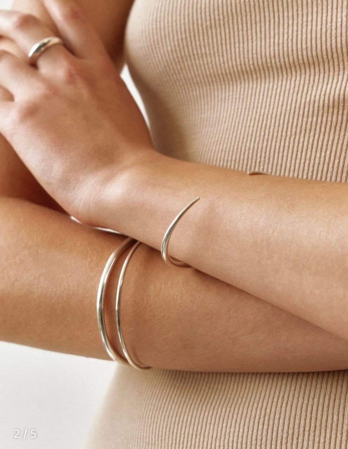 럽오브더부쉬 Crescent cuff 뱅글 상품이미지2