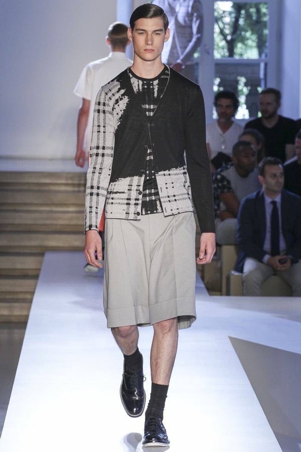 질샌더 바이 라프시몬스 SS14 컬러블록 가디건 상품이미지1