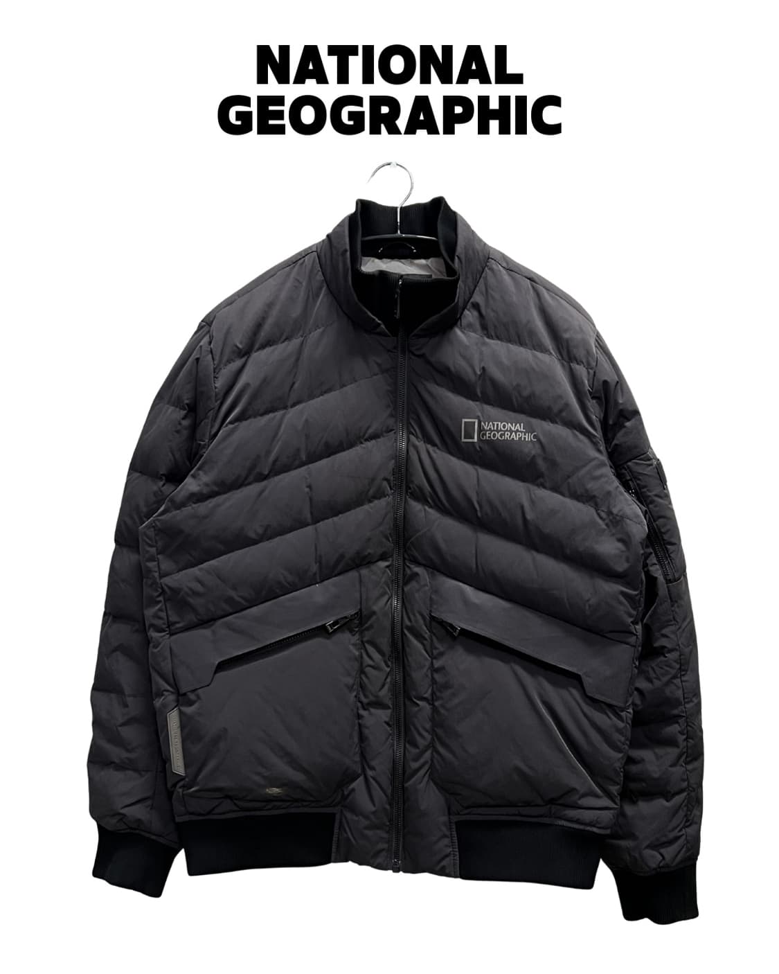 내셔널지오그래픽 토르니에 RDS 구스 다운 점퍼 차콜 상품이미지1