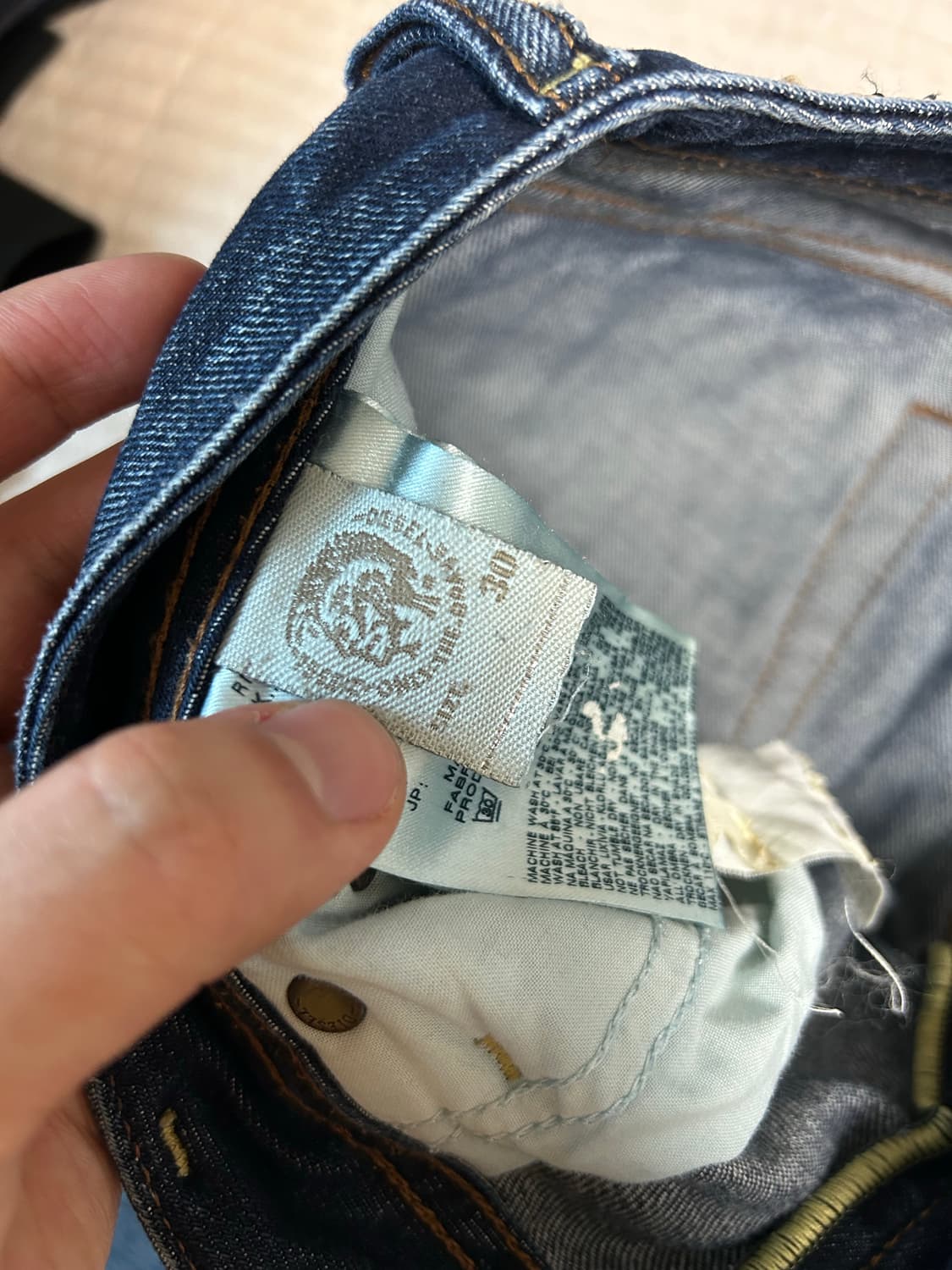 디젤 자타니 부츠컷 데님 30/32 상품이미지4