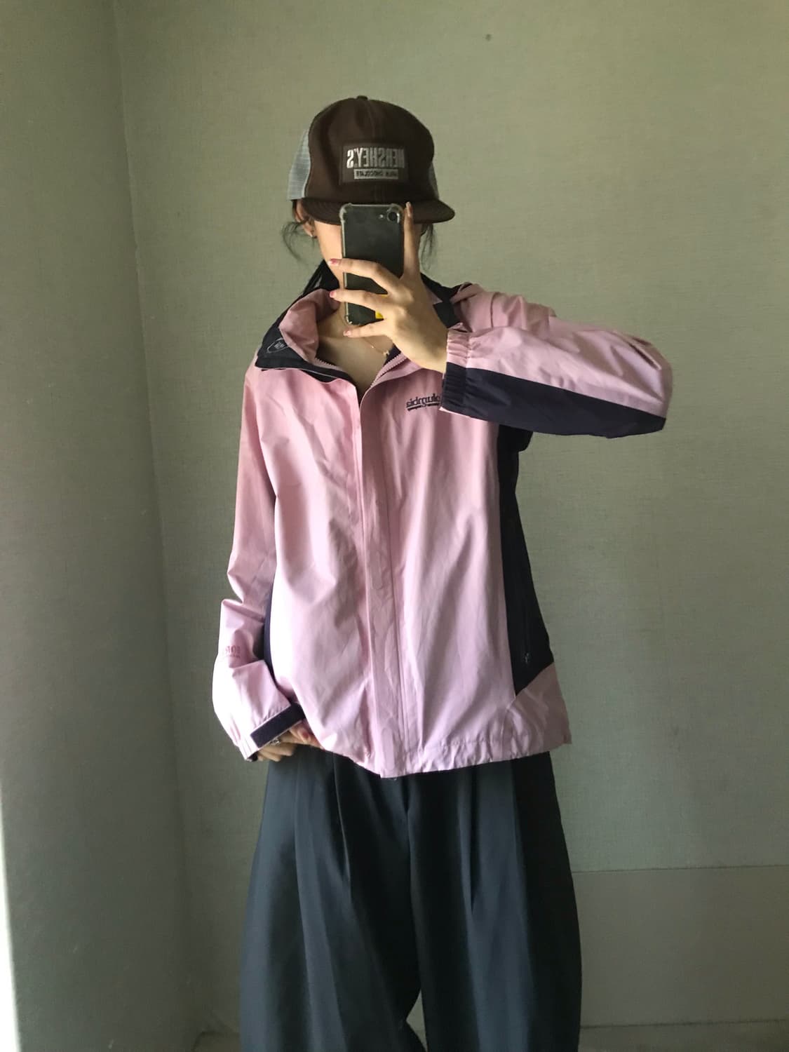 콜롬비아 핑크 고어텍스 바람막이 상품이미지2