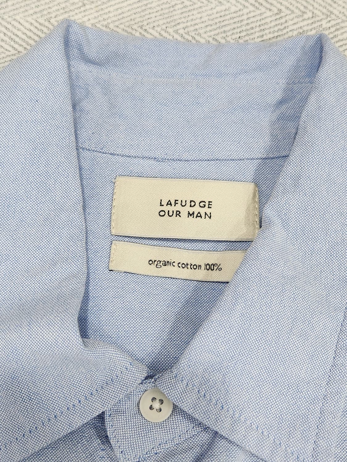 [M] 라퍼지 스토어 아워맨 코튼 오버핏 셔츠 스카이블루 상품이미지4