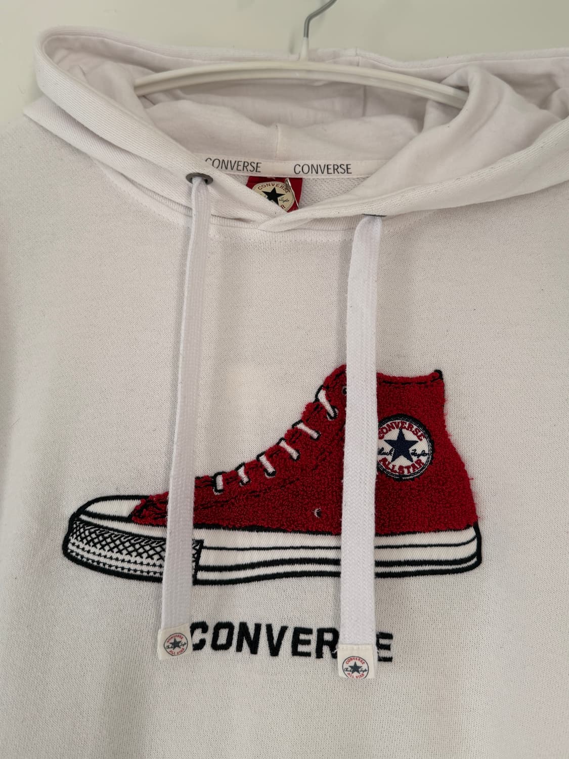 일본빈티지 컨버스 올스타 자수 후드티 상품이미지6
