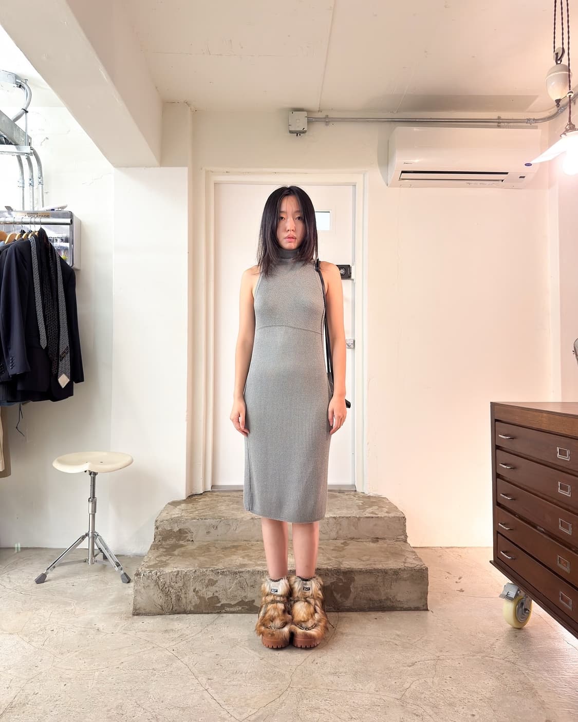 Versace  Knit Turtleneck Dress/ S 상품이미지10