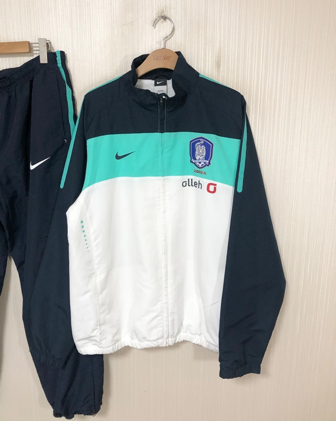 나이키국대 10-12 축구국대 지급실착 윈드브레이커 자켓/팬츠 XXL 상품이미지2