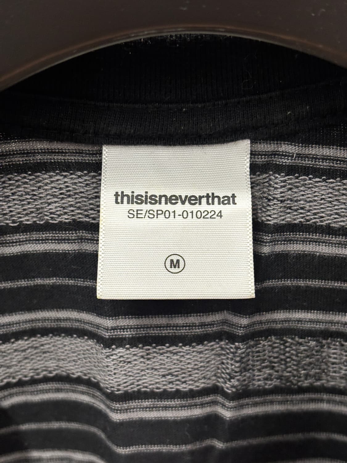 디스이즈네버댓 스트라이프 반팔 티셔츠 M 상품이미지4