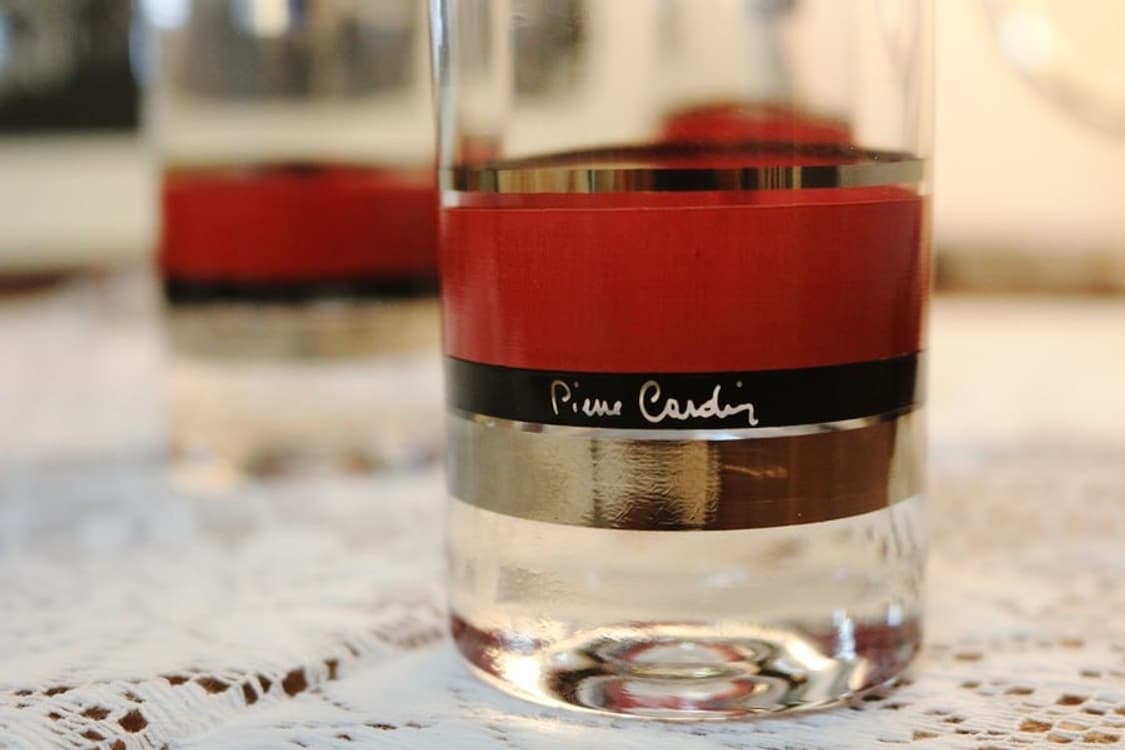 피에르가르뎅 x 사사키글라스 미사용 빈티지 미니 글라스 상품이미지2