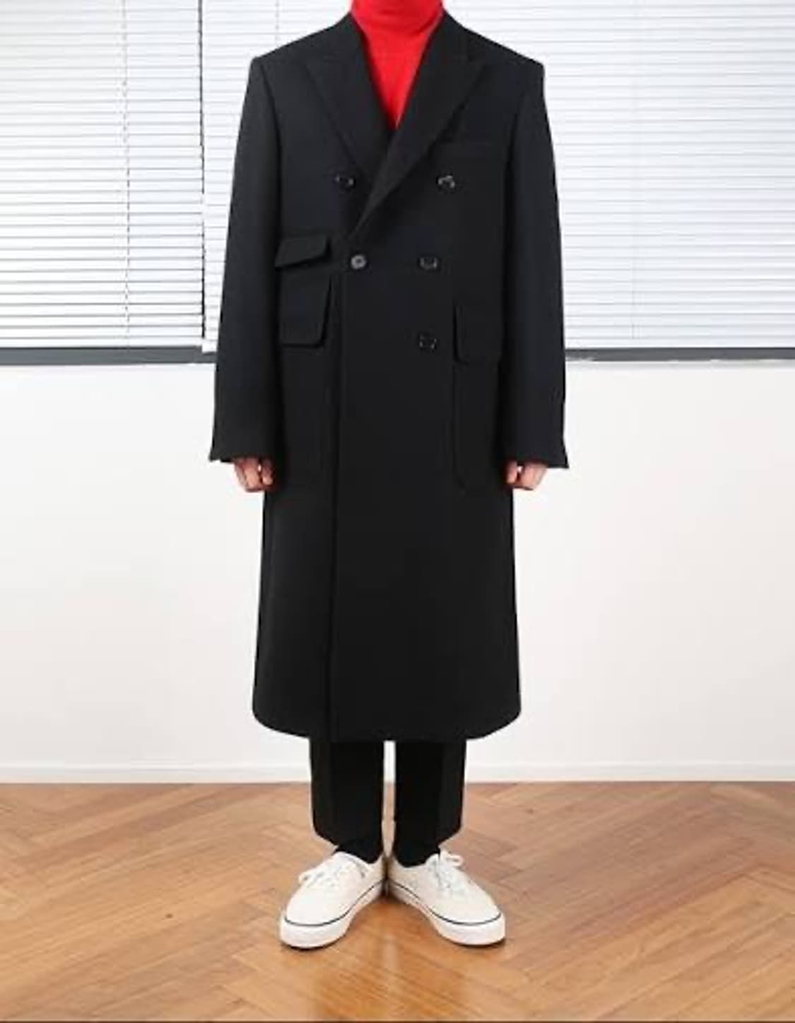 이얼즈어고 타임리프 블랙 코트 판매 상품이미지2