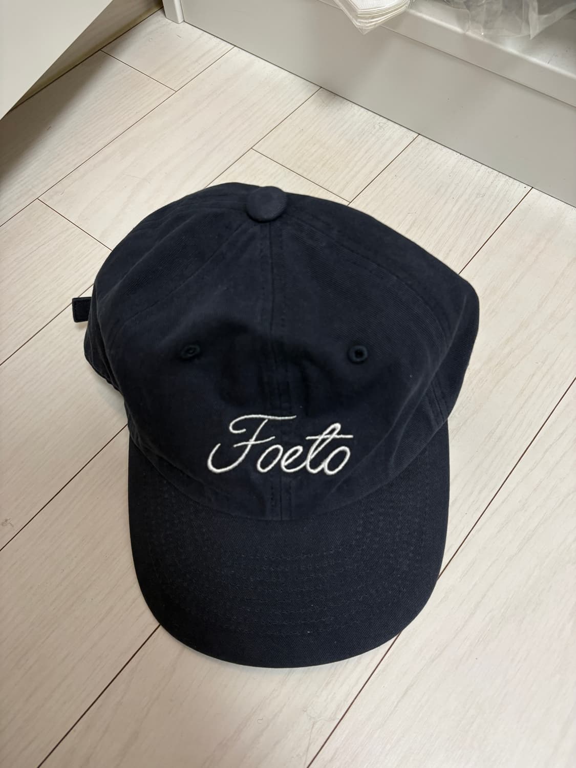 포에토 볼캡 워싱 네이비 상품이미지2