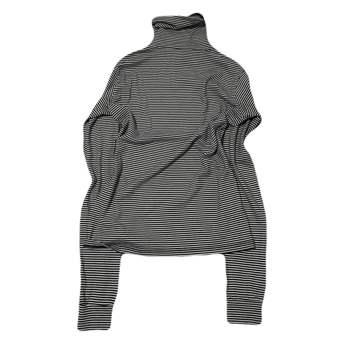 넘버나인 보더 하이넥 컷소어 상품이미지2