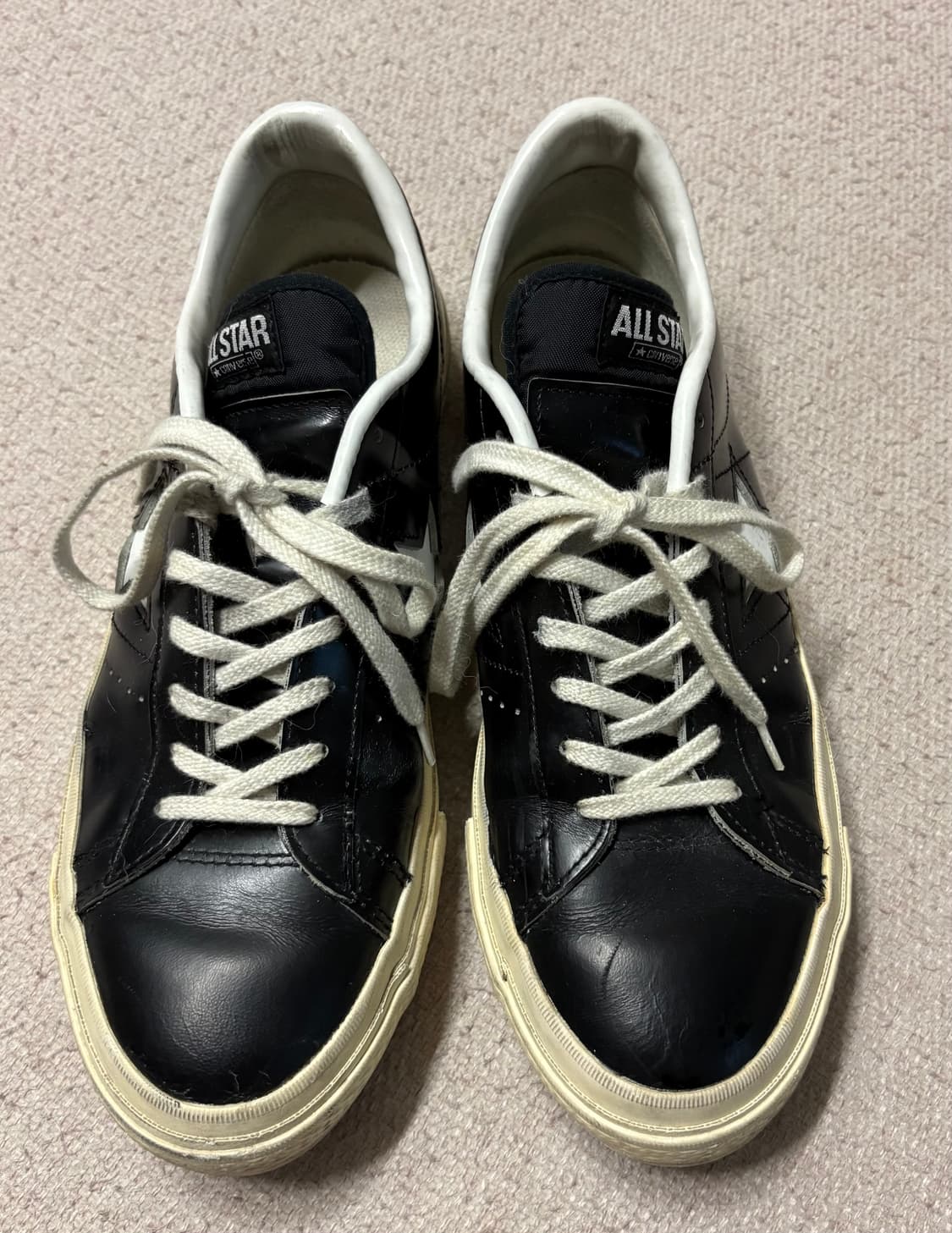 컨버스 재팬 원스타 로우 레더 블랙 / 270 상품이미지1