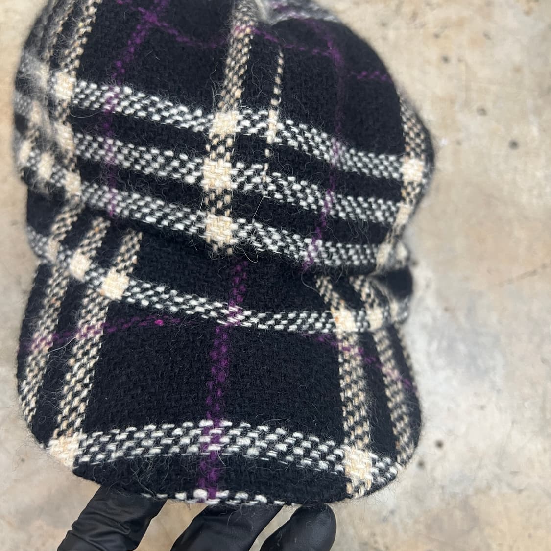 버버리 트위드 뉴스보이 캡 상품이미지3