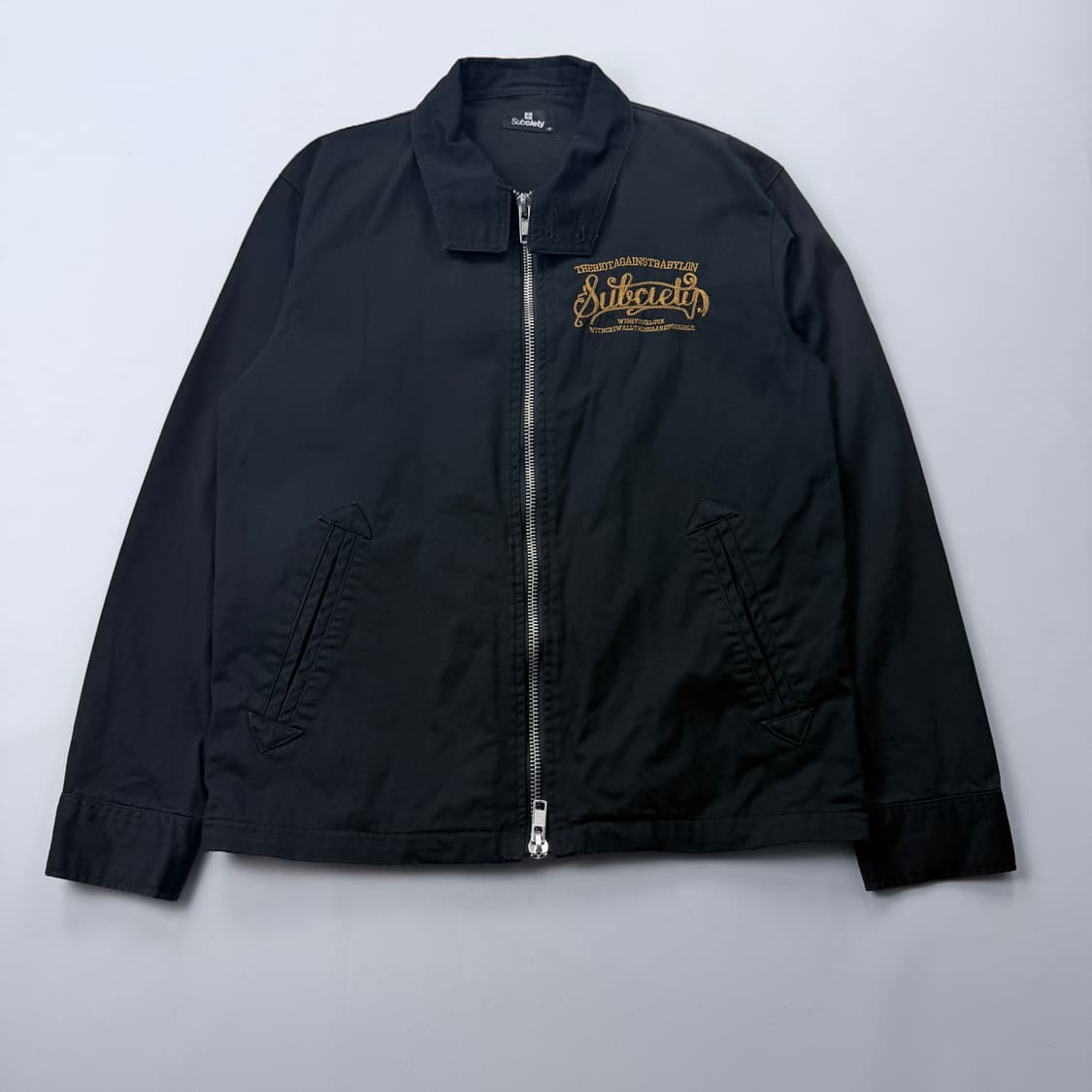 Subciety 워크자켓 블랙 M 사이즈 상품이미지1