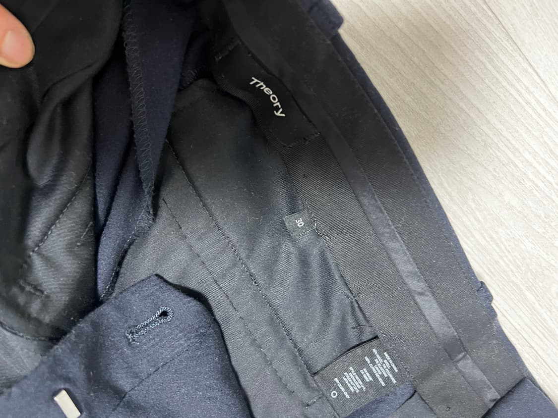 띠어리 다크네이비 슬랙스 팬츠 상품이미지3