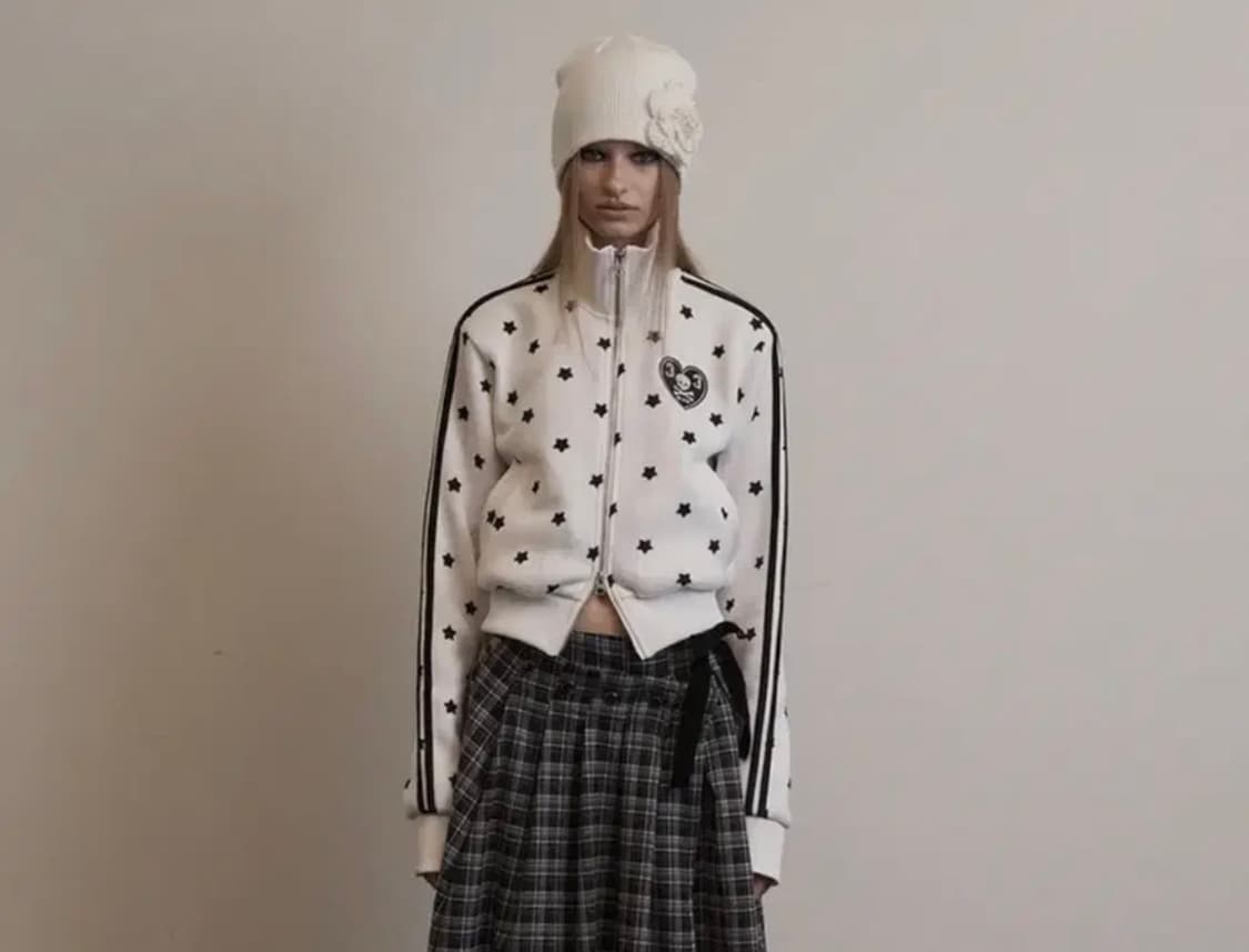 셋업이엑스이 스타 니트 투웨이 집업 상품이미지1