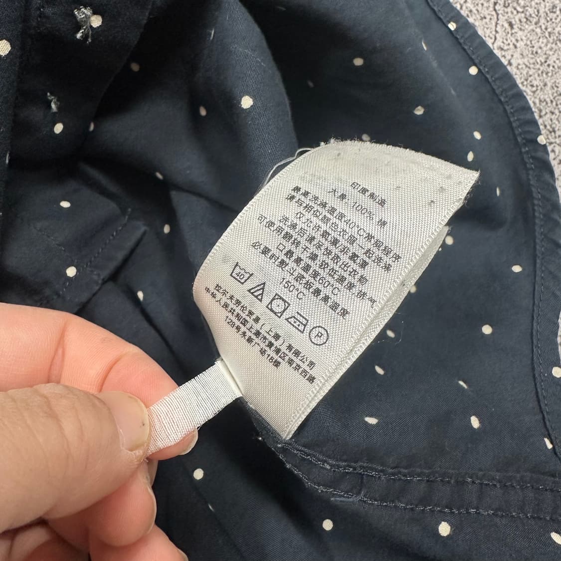 ✨ (바배) 폴로 데님앤서플라이 땡땡이 셔츠  상품이미지5