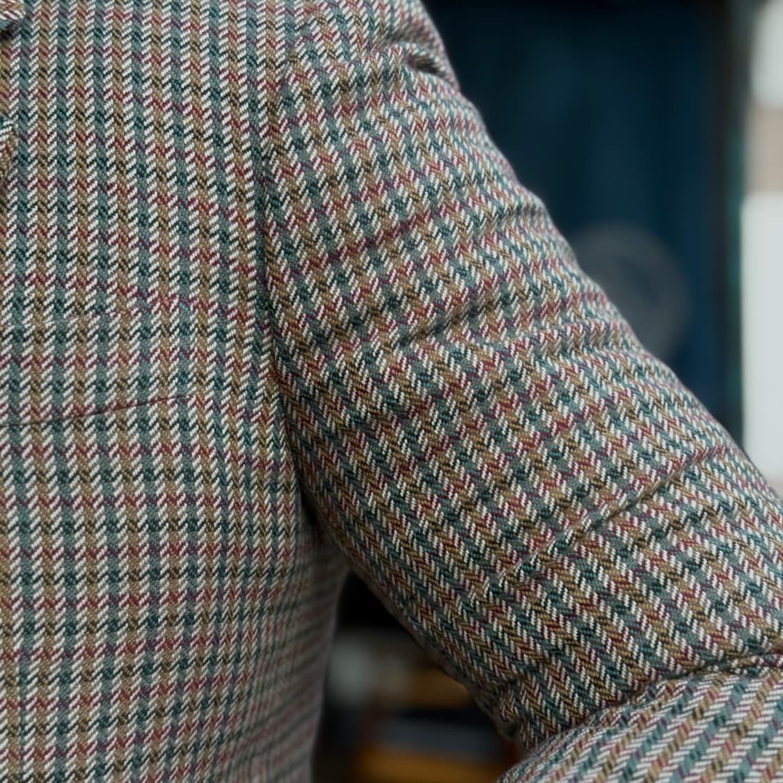 80‘s 코지마 맨즈 트위드 울 자켓 95-100 상품이미지9