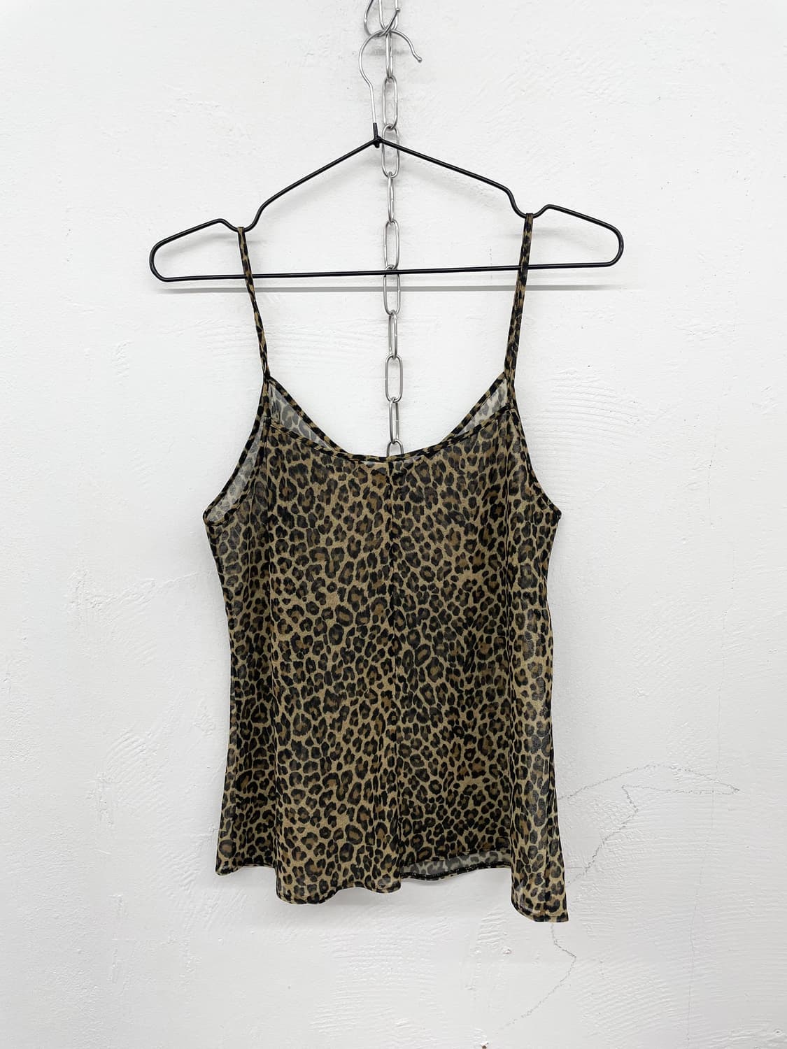 갸루 호피 시어 슬립 상품이미지6