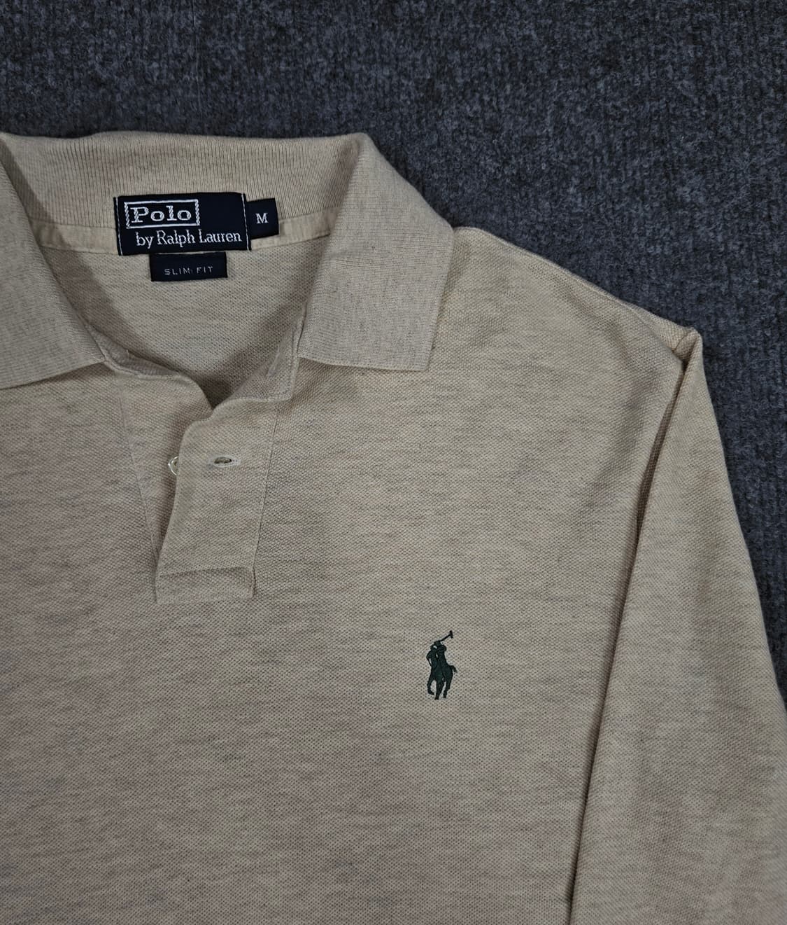 폴로 랄프로렌 베이지 카라티 급처 상품이미지2