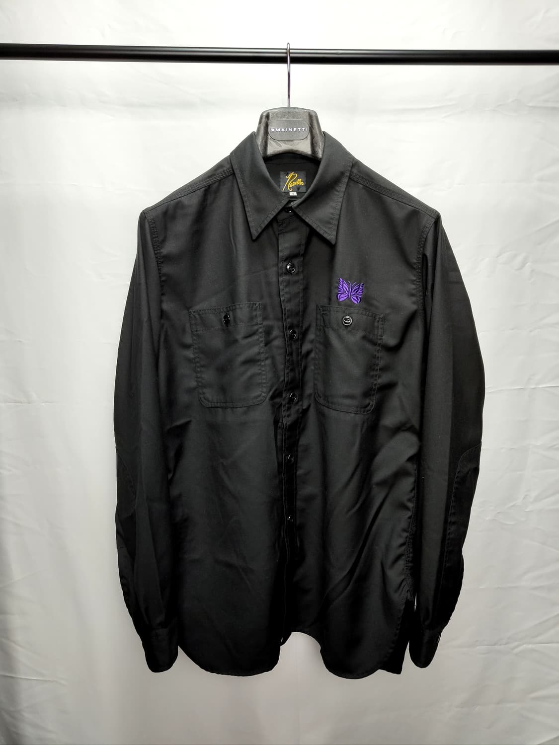 니들스 워크셔츠 블랙 s 상품이미지1