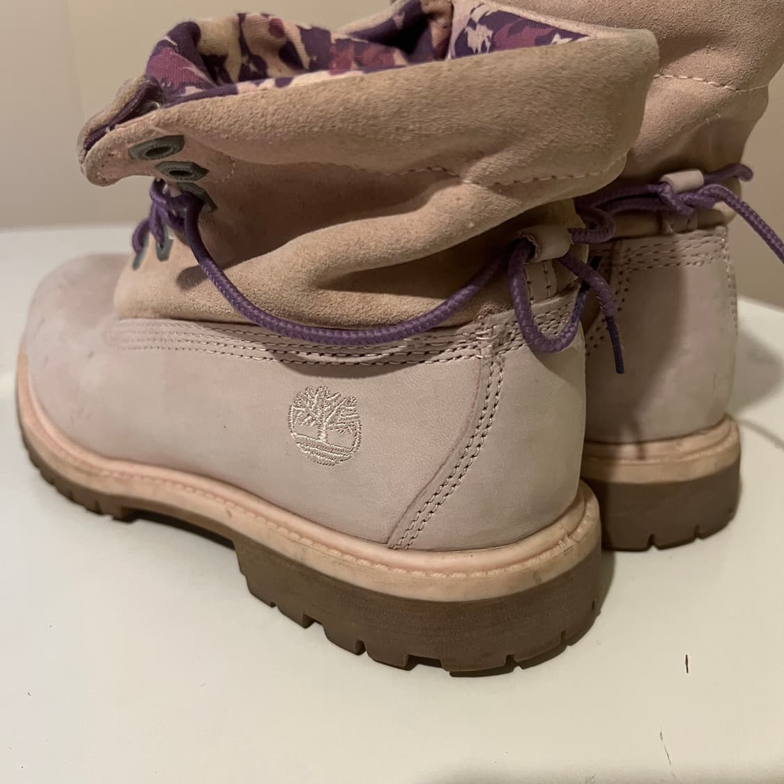 팀버랜드 롤 탑 누벅 핑크 상품이미지4