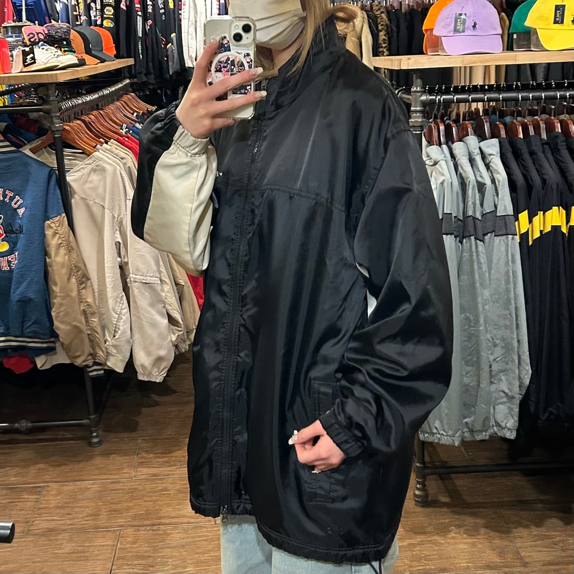 [HI] 나이키 바람막이 점퍼 블랙 상품이미지4