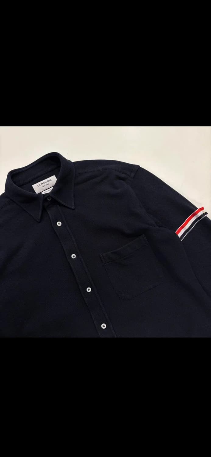 톰브라운 네이비 셔츠  상품이미지3
