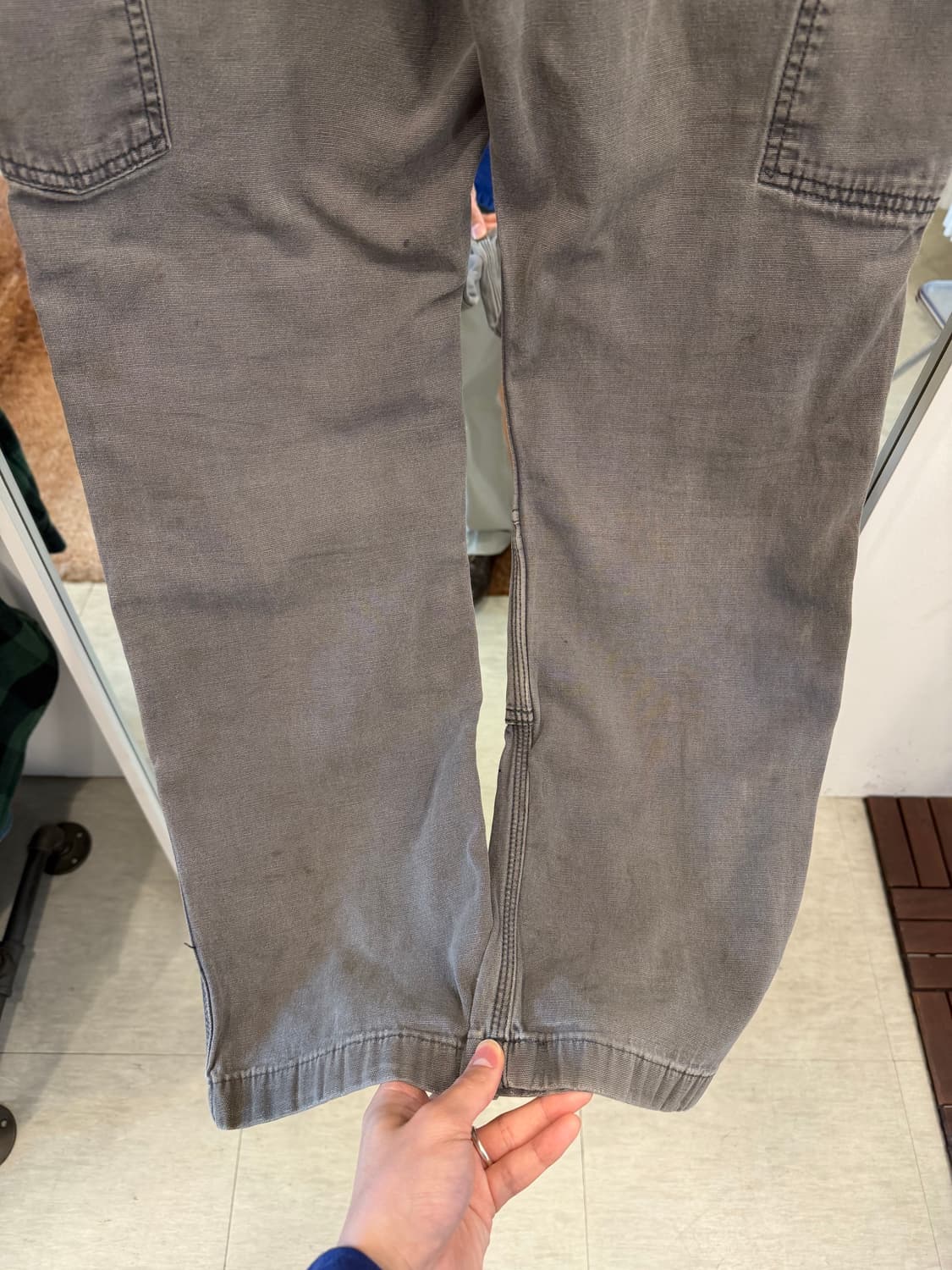 Carhartt 칼하트 디스트레스드 더블니 워크 팬츠 (34inch) 상품이미지5