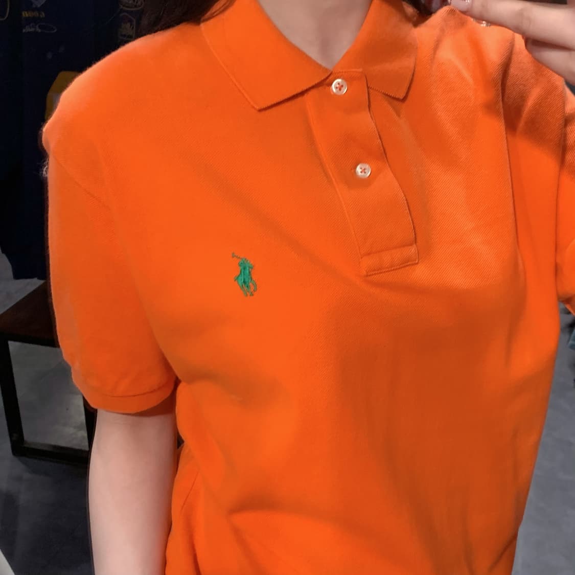[IM] 폴로 랄프로렌 반팔 피케 셔츠 오렌지 상품이미지4