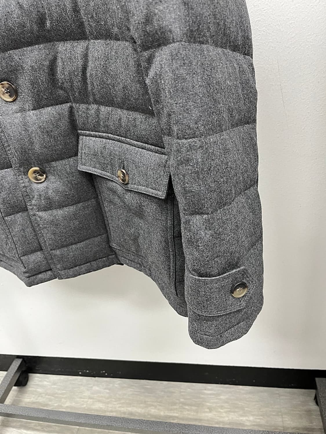 105-110) 브로이어 브라운 울 패딩자켓 상품이미지4