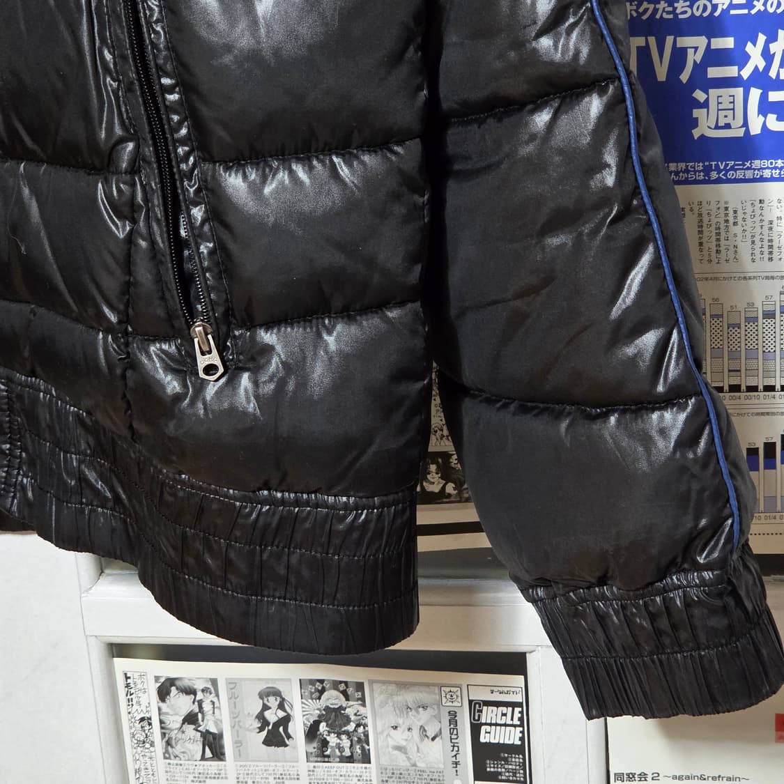 DOHC Y2K 자수 패치 유광 후드 패딩 상품이미지5