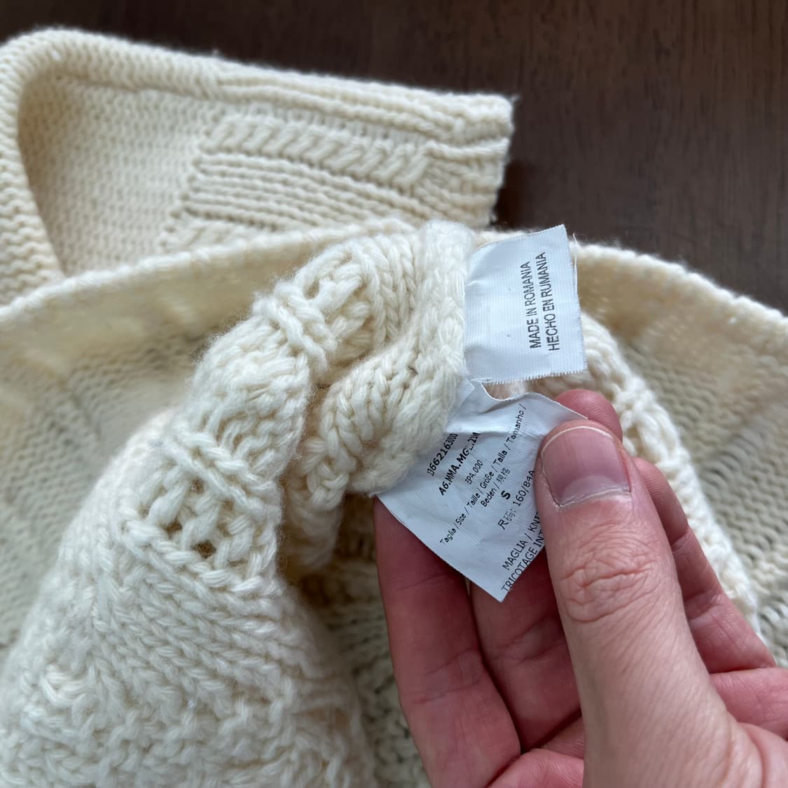 막스마라 캐시미어100% 케이블 터틀넥 S 상품이미지5