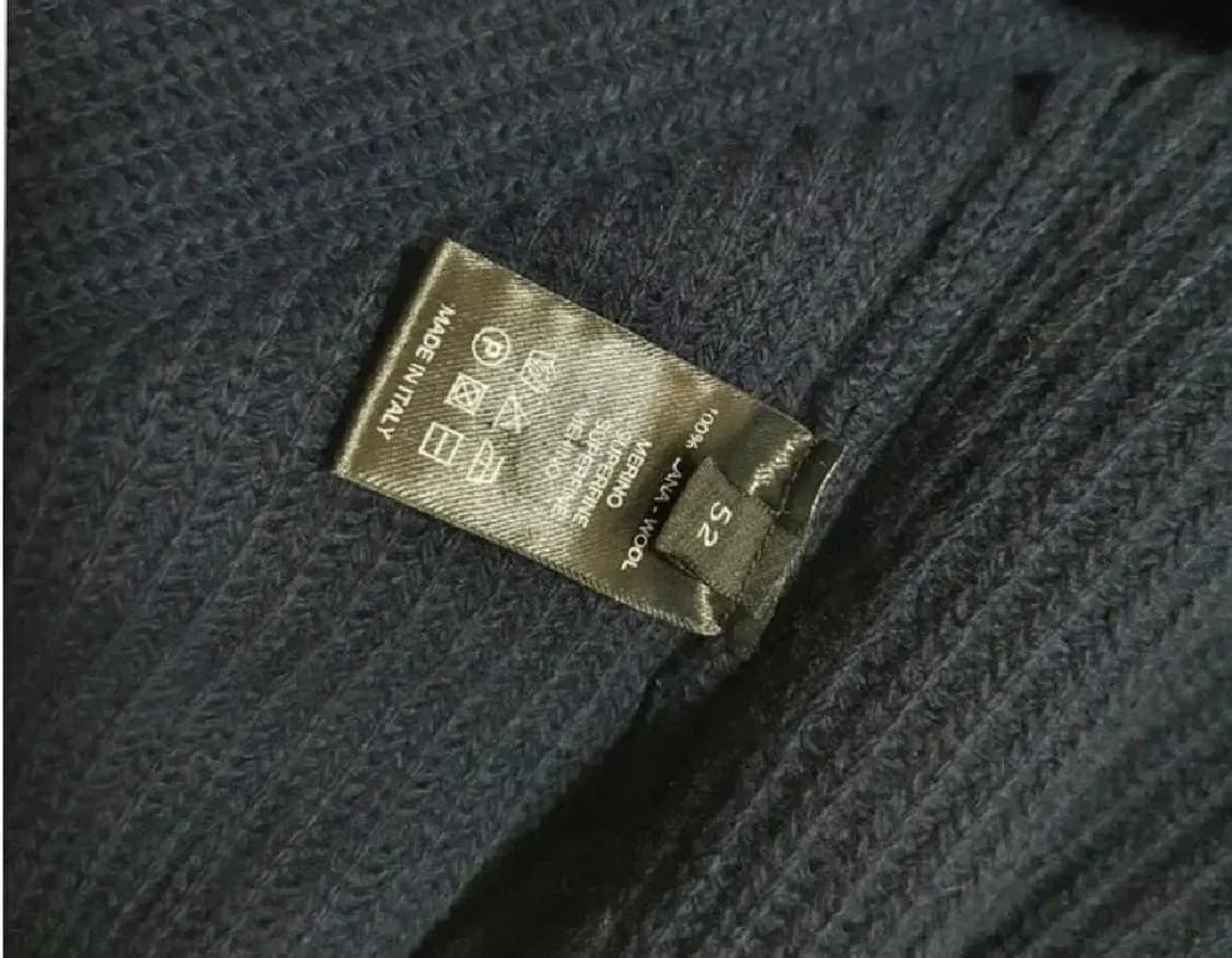 이태리 로베르토콜리나 하이넥 집업가디건 52사이즈 상품이미지10